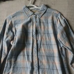 baby blue plaid shirt